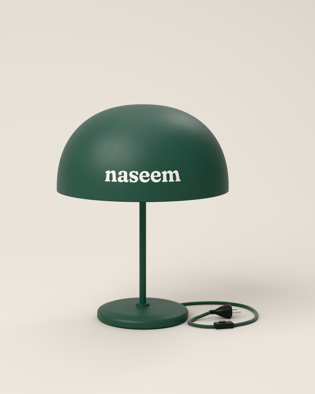 The table lamp