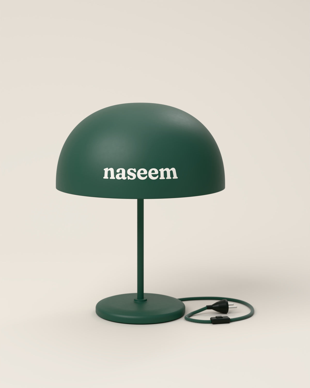The table lamp